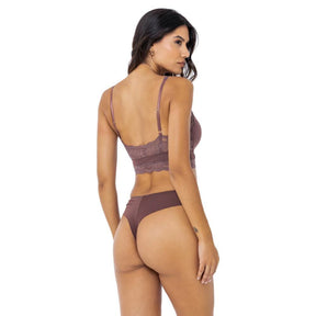 Conjunto Sutia Triangulo E Calcinha Fio Dental - Seduzi