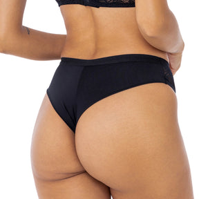 Calcinha Fio Dental em Renda e Tule - Seduzi