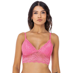 Conjunto Top em Renda e Calcinha Fio Dental - Seduzi