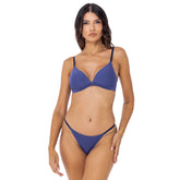 Conjunto Sutia Bojo Liso e Calcinha String Fio - Seduzi