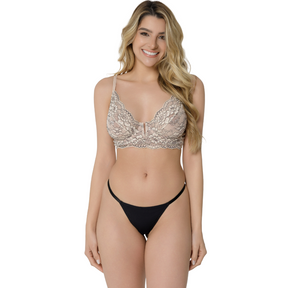 Sutia Mini Cropete Sem Bojo Em Renda - Seduzi