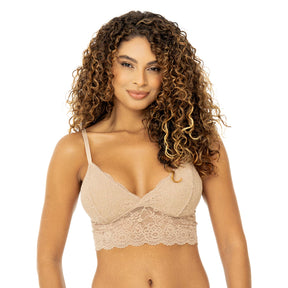 Sutiã Top em Renda Com Bojo Removível - Seduzi