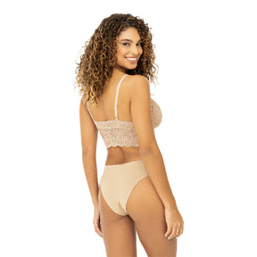Sutiã Top em Renda Com Bojo Removível - Seduzi