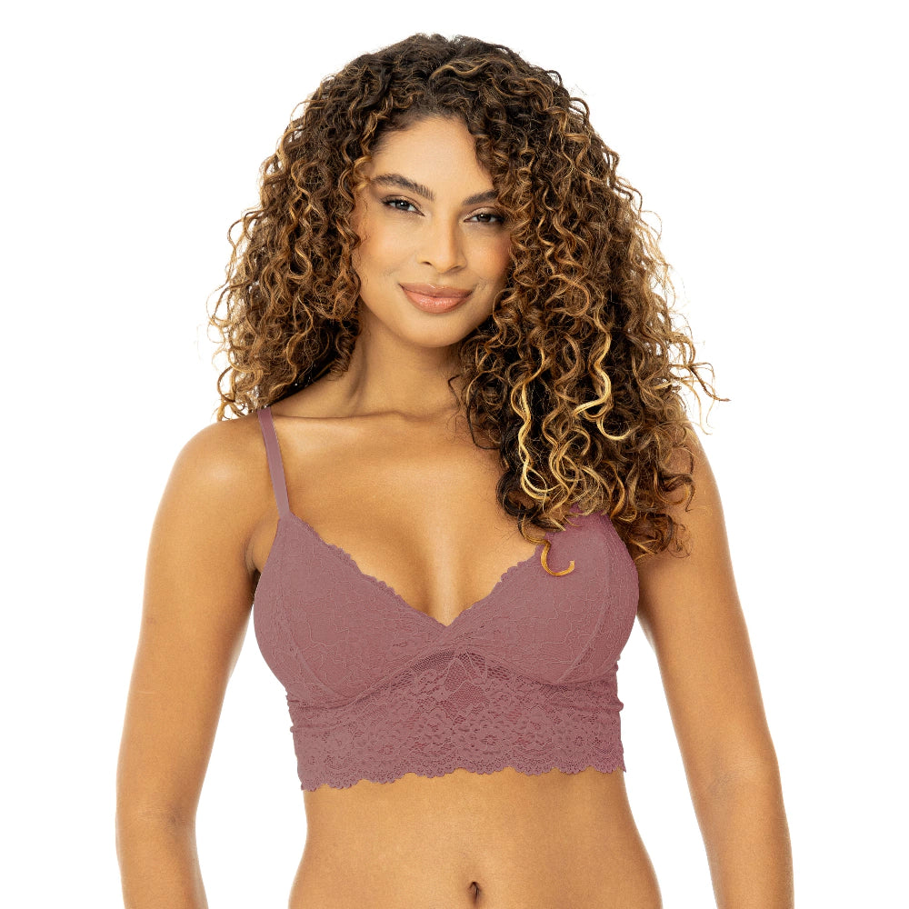 Sutiã Top em Renda Com Bojo Removível - Seduzi