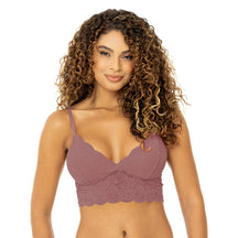 Sutiã Top em Renda Com Bojo Removível - Seduzi