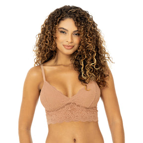 Sutiã Top em Renda Com Bojo Removível - Seduzi