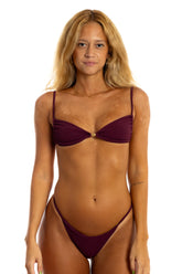 Top Ayla Açai Texturizado - Seduzi