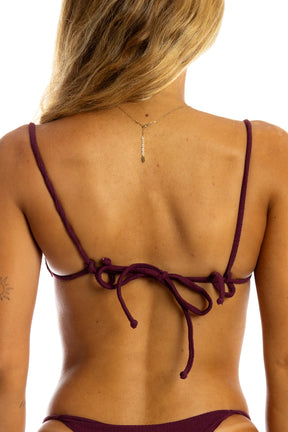 Top Ayla Açai Texturizado - Seduzi