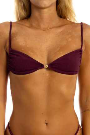 Top Ayla Açai Texturizado - Seduzi