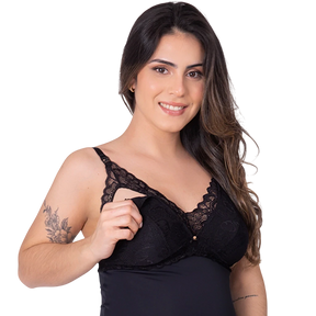 Camisola Amamentação com Abertura Parcial - Seduzi